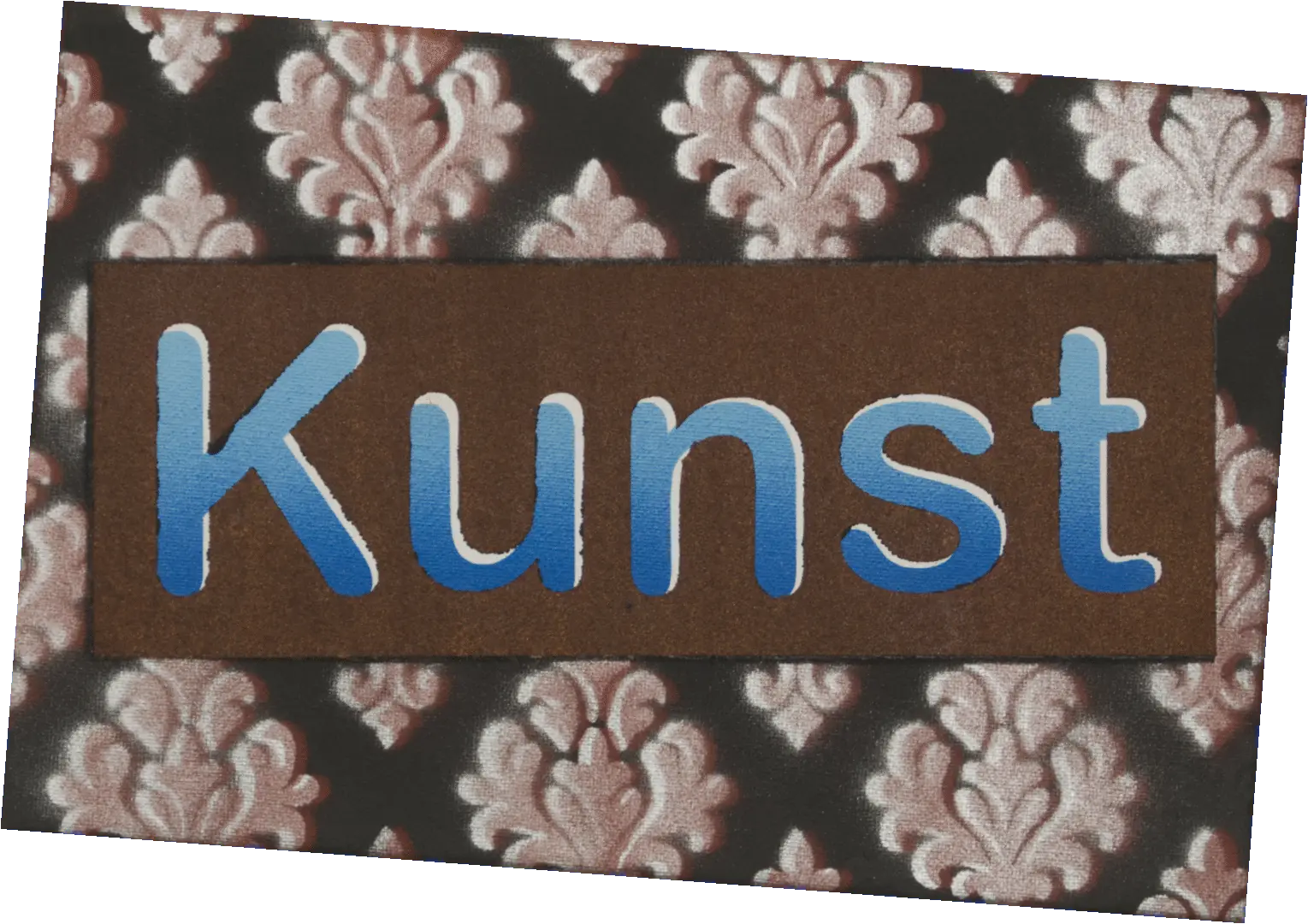 Alte Liebe rostet nicht (Heute), 2025, Sprühfarbe / Patina (Oxidation) auf Leinwand, 20 x 30 cm von Tim Florian Mueller