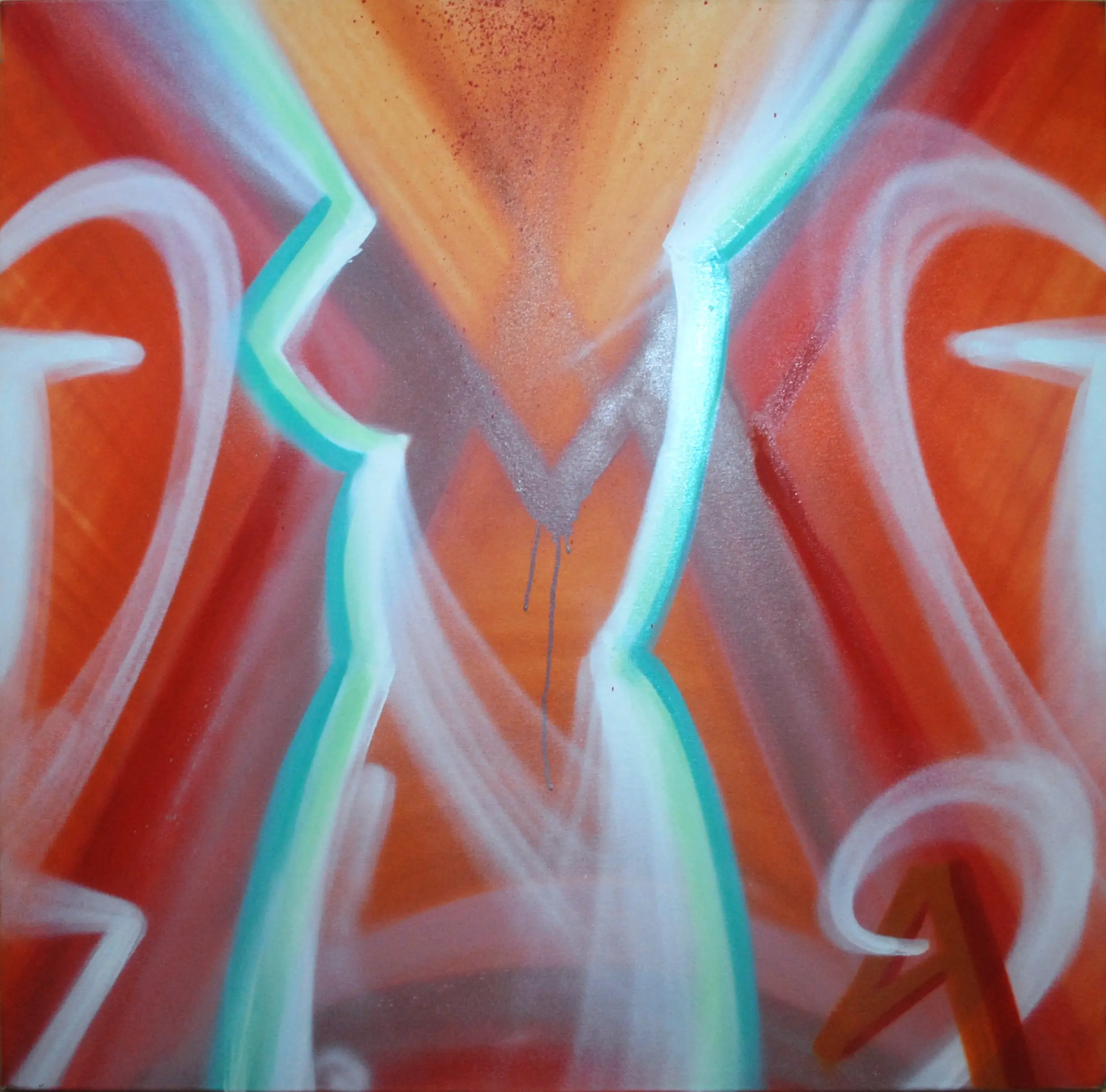 G-Love, 1999, Sprühfarbe auf Leinwand von Tim Florian Mueller